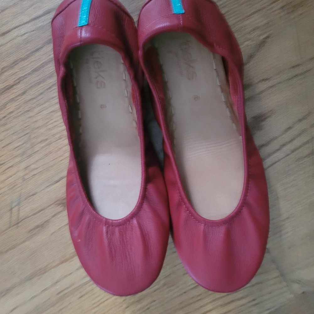 Red Tieks Size 8